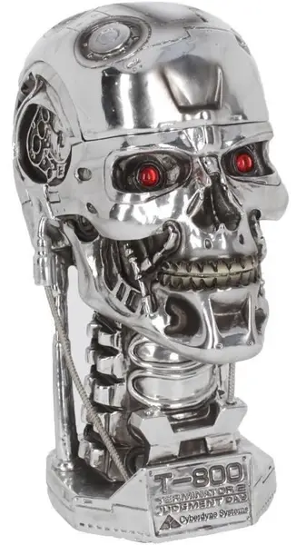 Cutie de depozitare Nemesis Now Movies: Terminator - T-800 Head, 21 cm