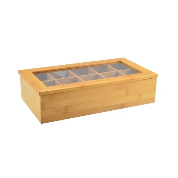 Cutie de Depozitat Filtru de Ceai, 10 Compartimente, Perfect Home