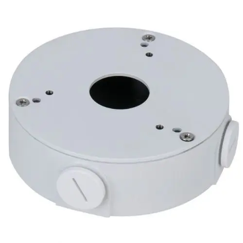 Cutie de joncțiune Dahua din aluminiu, Ø111.6 x 36 mm, albă
