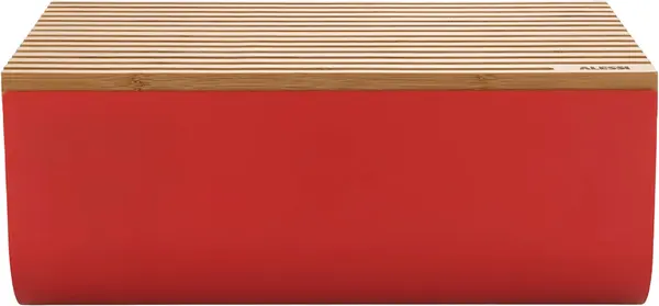 Cutie de pâine Alessi - Mattina, 14 x 34 x 21 cm, roşu