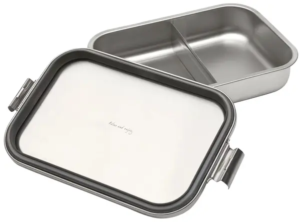 Cutie de prânz Brabantia - Make&Take, Matt Steel, cu separatoare, 2 l