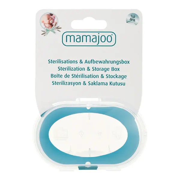 Cutie de sterilizare si depozitare suzete, 1 bucata, Mamajoo