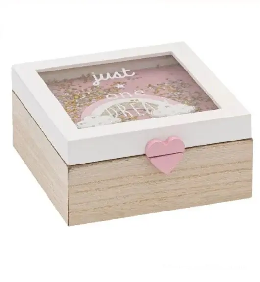 Cutie decorativa Just Dream pentru depozitarea obiectelor mici, 15x15x7 cm