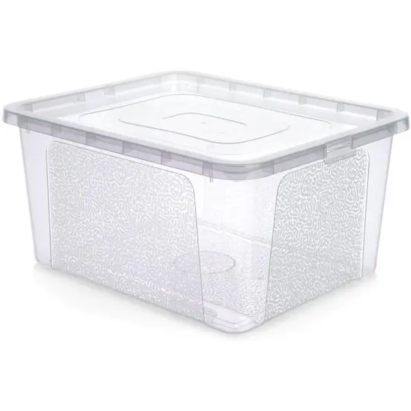 Cutie Depozitare, Plastic, Transparenta, 20 l, Vilde