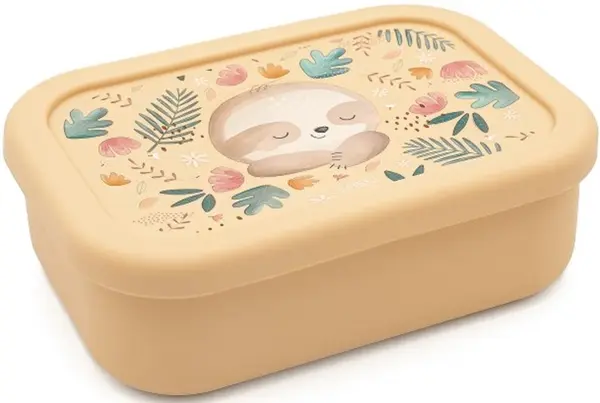 Cutie din silicon pentru alimente Sassi Gnawy The Sloth - 700 ml
