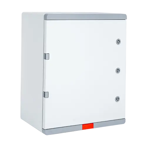 Cutie distribuție exterior IP67 IK08 din ABS gri, 400×500×180 mm, cu placă galvanizată, PD405018