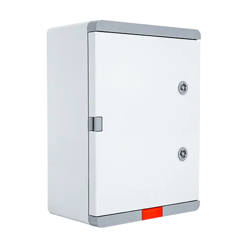 Cutie distributie IP67 din ABS gri, usa mata, placa metalica, 300x400x170 mm PD304017