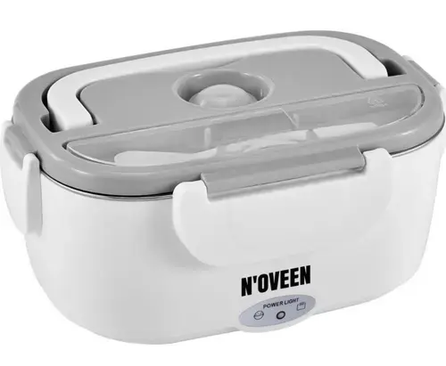 Cutie electrica pentru incalzirea pranzului Noveen LB410, 40 W, 1.1 L (Alb/Gri)