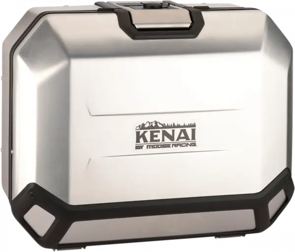 Cutie laterala dreapta moto, Kenai by Moose Racing, 36l, culoare argintiu