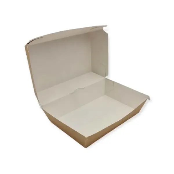Cutie meniu burger natur – carton reciclabil – 100 buc/set Cutie meniu burger natur – carton reciclabil – 100 buc/set