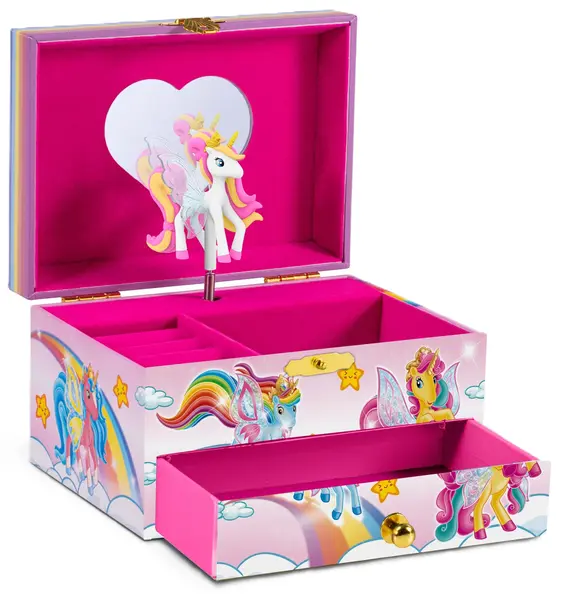 Cutie muzicală de bijuterii Craze Galupy - Unicorn, roz