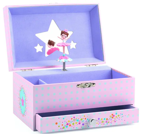 Cutie muzicala pentru bijuterii Djeco - Balerina