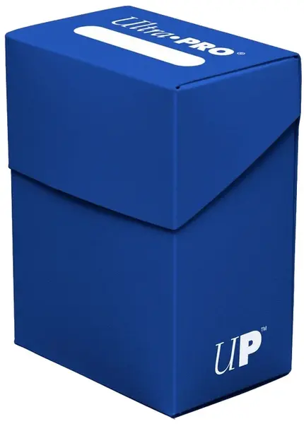 Cutie pentru cărți Ultra Pro Deck Case Standard Size - Blue (80 buc.)