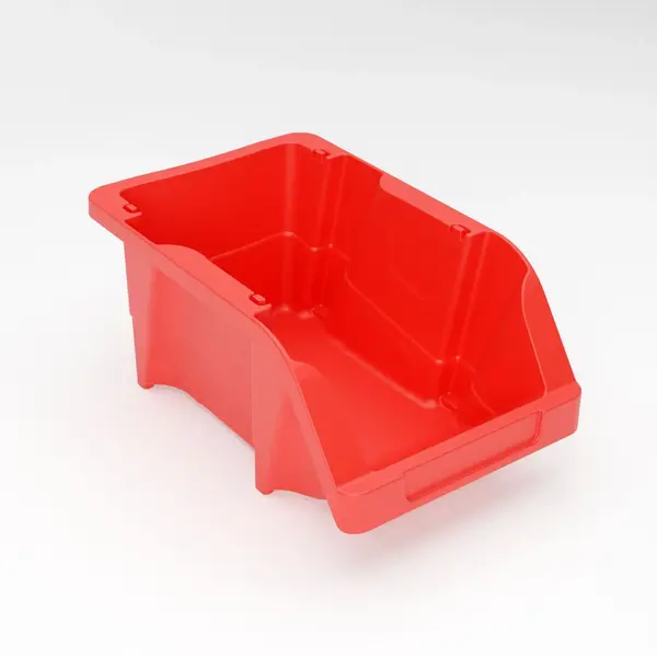 Cutie pentru depozitare, Ergobox 1, rosu, 173 x 106 x 78 mm