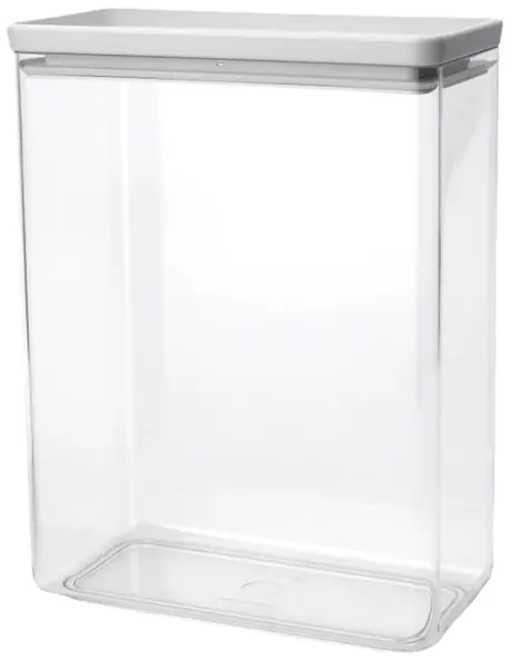 Cutie pentru depozitarea produselor Brabantia - Tasty+ Stackable, 5.4 l, Light Grey