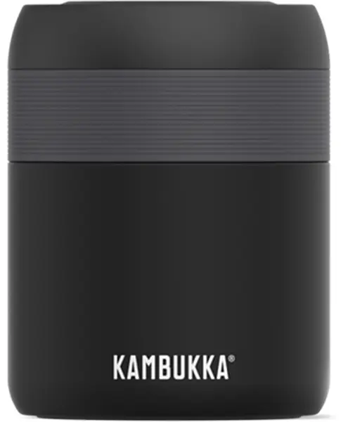 Cutie pentru mâncare și băutură Kambukka - Bora, 600 ml, Mat neagră