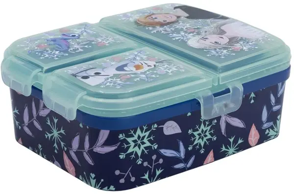 Cutie pentru mâncare Stor Frozen - Snowy Tale, 4 compartimente