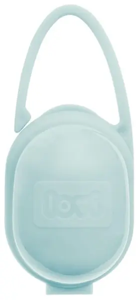 Cutie pentru suzete Lovi - Cu manere si clip, verde