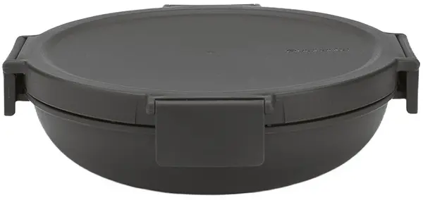 Cutie rotundă Brabantia - Make & Take, 1 L, gri închis