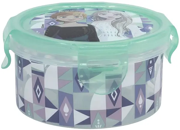Cutie rotundă pentru alimente Stor Frozen - Ice Magic, 270 ml