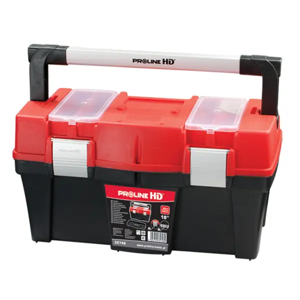 Cutie scule PPR HD 18” cu mâner și închizător din aluminiu, 35748