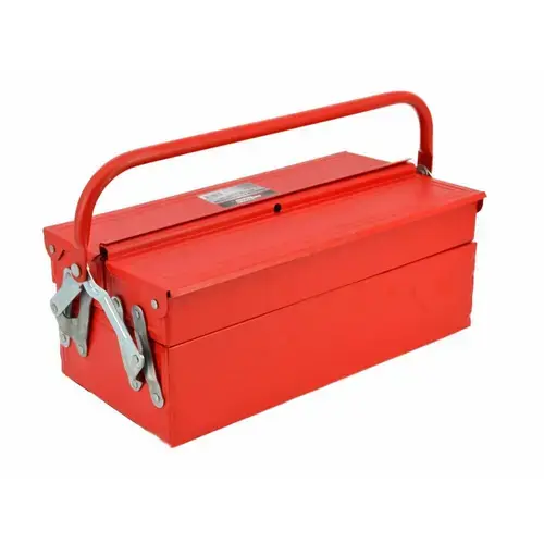 Cutie scule si unelte,cu spatii de stocare, din otel cu deschidere dubla, 3cz. 530x220x160mm , AwTools-AW30982