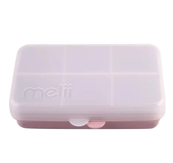 Cutie snack cu 6 compartimente Melii luxe pink