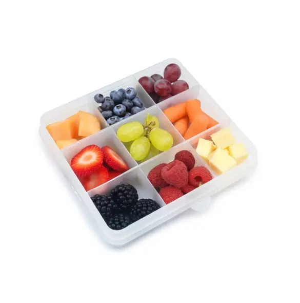 Cutie snack cu 9 compartimente Melii wisteria purple