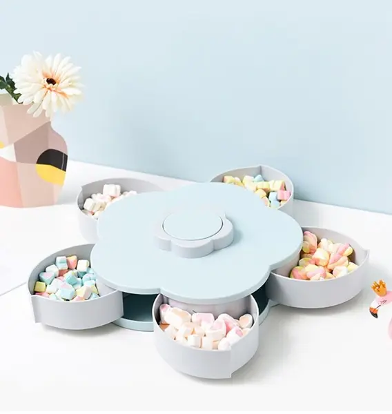 Cutie snacks cu sertare - Floare cu 5 petale