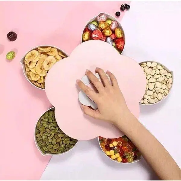 Cutie snacks cu sertare - Floare cu petale