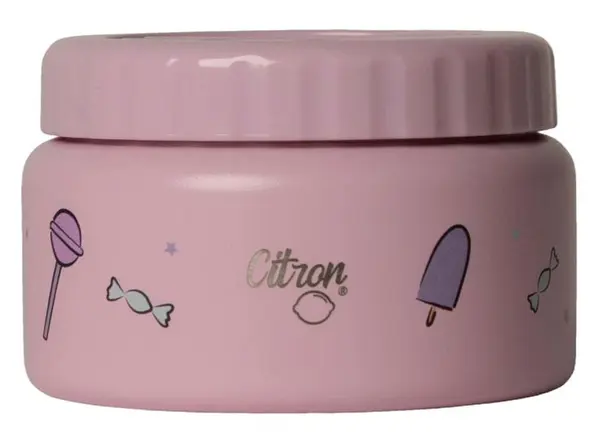 Cutie termică pentru alimente Citron - Unicorn, 250 ml, roz