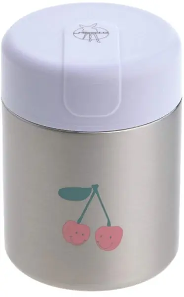 Cutie termo pentru mâncare copii Lassig - Happy Fruits Cherry, 315 ml