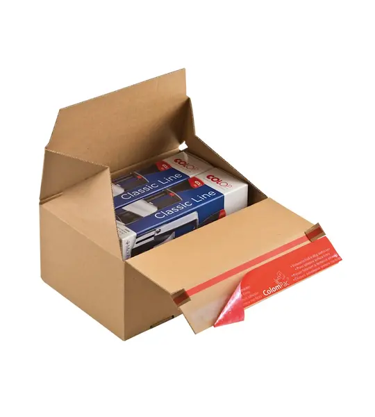 Cutii carton euro cu autosigilare ColomPac S 195 x 95 x 90 mm Cutii carton euro cu autosigilare ColomPac S 195 x 95 x 90 mm