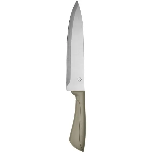 Cutit Bucatarie din Otel Inoxidabil, Maner Plastic, 33 cm, Grunberg