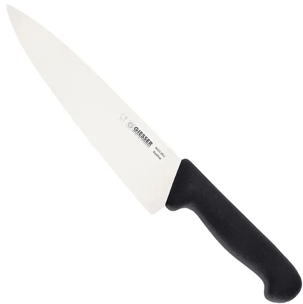 Cuțit de bucătar profesional Giesser - 20 cm,mâner negru