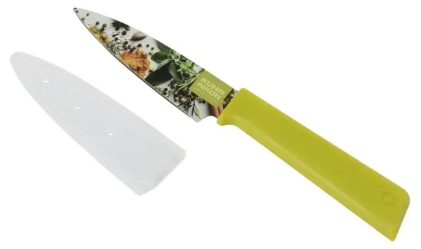 Cuțit de bucătărie Kuhn Rikon - Colori+, 9 cm, verde