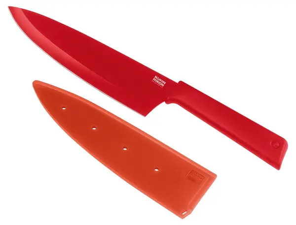 Cuțit de bucătărie Kuhn Rikon - Colori+, Chef's knife, 18 cm, rosie