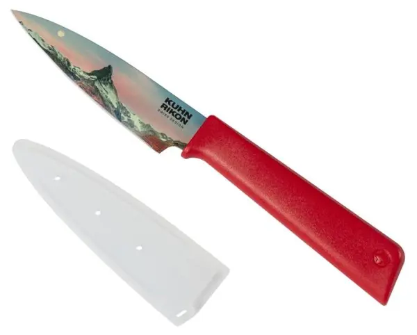 Cuțit de bucătărie Kuhn Rikon - Colori+, Matterhorn, 9.5 cm