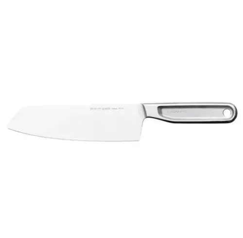Cutit de bucatarie Santoku Fiskars All Steel, 17 cm