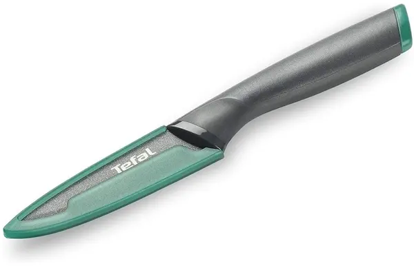 Cuțit de bucătărie Tefal - K1220604, 9 cm, albastru-negru