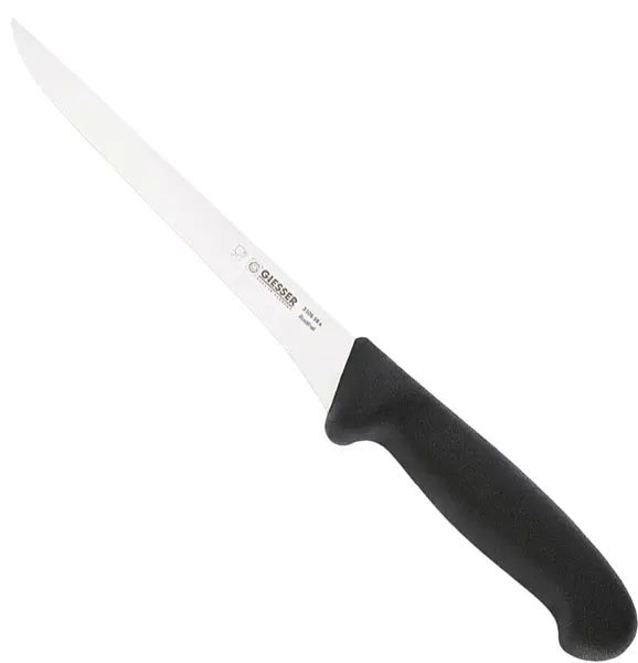 Cuțit de dezosat cu lamă dreaptă și tare Giesser - 18 cm