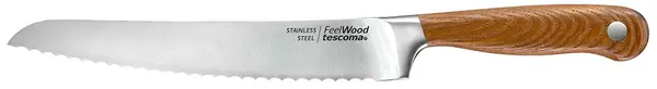 Cuțit de pâine Tescoma - FeelWood, 21 cm