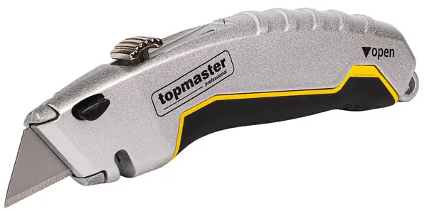 Cuțit de precizie Topmaster - Pro, 370153, tip trapez, 170 mm, 5 lame