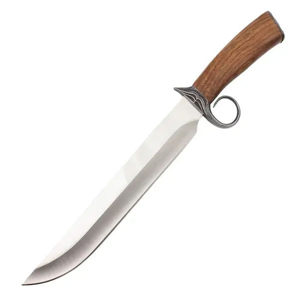 Cutit de vanatoare DEPOX , French Inquisition, 39.5 cm, otel inoxidabil, maro