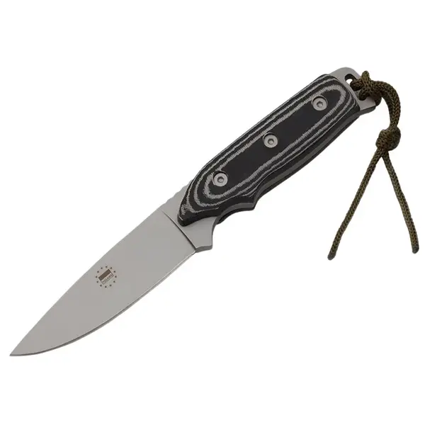 Cutit de vanatoare DEPOX , Polish Legacy, otel inoxidabil, 21 cm, negru, teaca inclusa