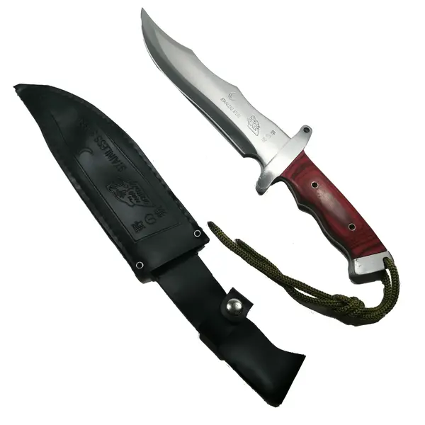Cutit de vanatoare DEPOX , Steel Wolf, 31 cm, argintiu