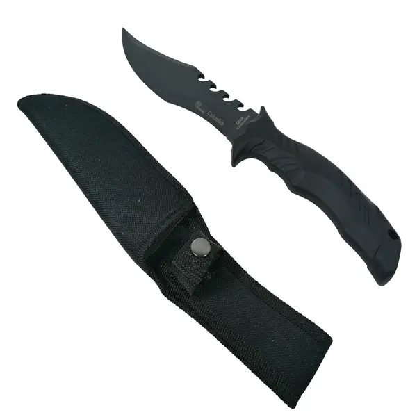 Cutit de vanatoare DEPOX , War Zone, 29 cm, negru