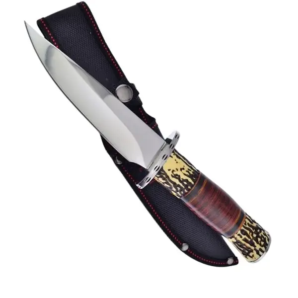 Cutit de vanatoare Hunting Survival , DEPOX , 29 cm , Husa inclusa