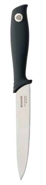 Cuțit pentru fructe Brabania - Tasty+, gri închis, 13.3 cm