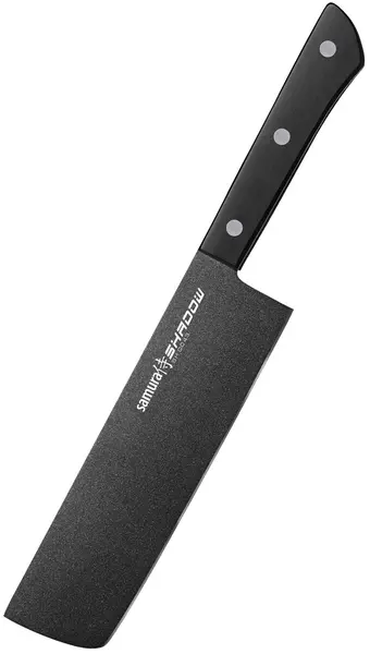 Cuțit pentru legume Samura - Shadow Nakiri, 17 cm, acoperire neaderentă